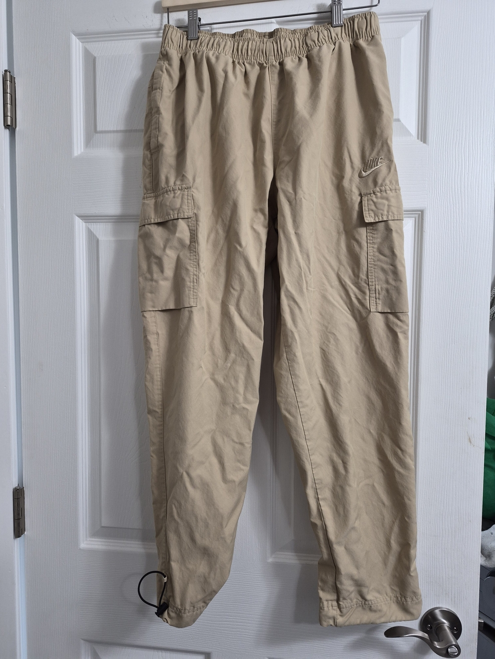 Nike Beige Cargo Jogger Track Pants